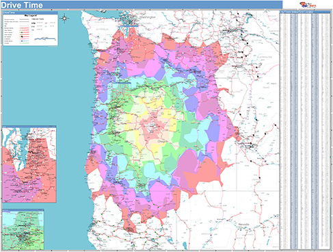 Regional Drive Time Map