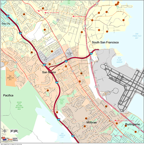 San Francisco Points of Interest Map