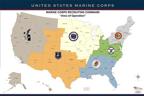 Recruiting Command Territories